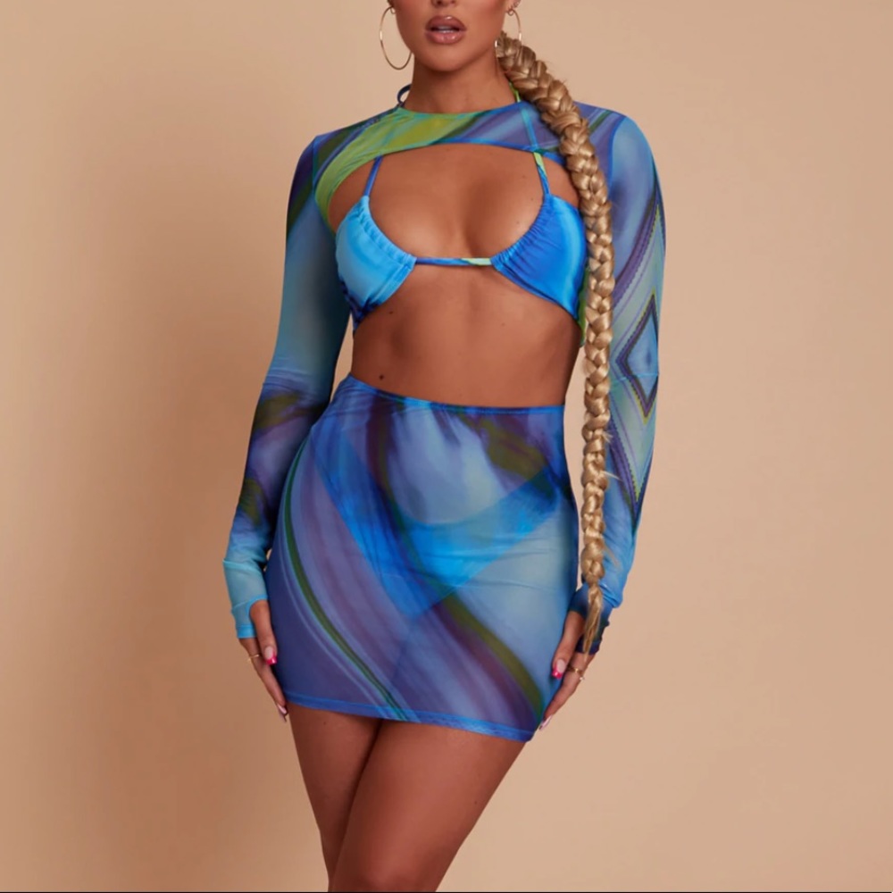 THE BLUE PRINT REVERSIBLE DRESS